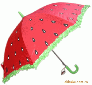Beautiful Fancy Child Umbrella With Ruffle Edge