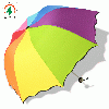 3 Fold Arch Rainbow Umbrella